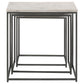 Medora 3-piece Nesting Table with Marble Top