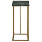 Vicente Accent Table with Marble Top Grey