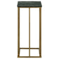 Vicente Accent Table with Marble Top Grey