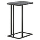 Vicente Accent Table with Marble Top Grey