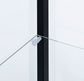 Delphinium 5-shelf Clear Glass Curio Display Cabinet Black