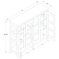 Sable 4-door Wood Accent Storage Display Cabinet Off White