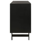 Aminah 3-door Wood Accent Cabinet Natural and Black