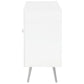 Nieta 2-door Engineered Wood Accent Cabinet White High Gloss