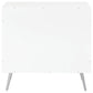 Nieta 2-door Engineered Wood Accent Cabinet White High Gloss
