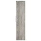 Alejo 2-door Engineered Wood Tall Cabinet Grey Driftwood