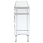 Duchess 5-drawer Mirrored Storage Accent Cabinet Silver