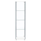 Bellatrix 4-shelf Clear Glass Curio Cabinet White