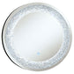Landar 32 x 32 Inch Round LED Light Wall Mirror Silver