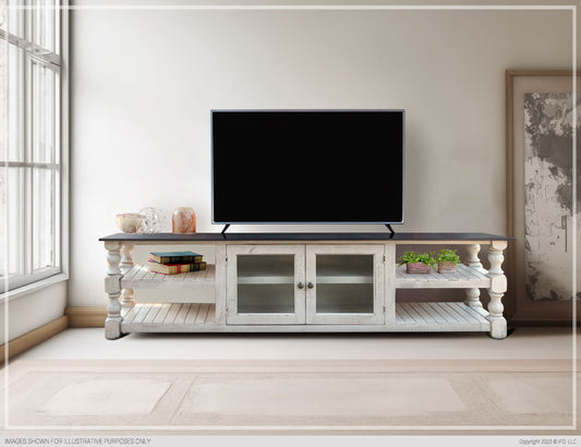 2 Door 93" TV Stand