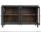 4 Glass Doors, Green Console.