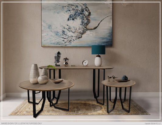 Metal Base Cocktail Table